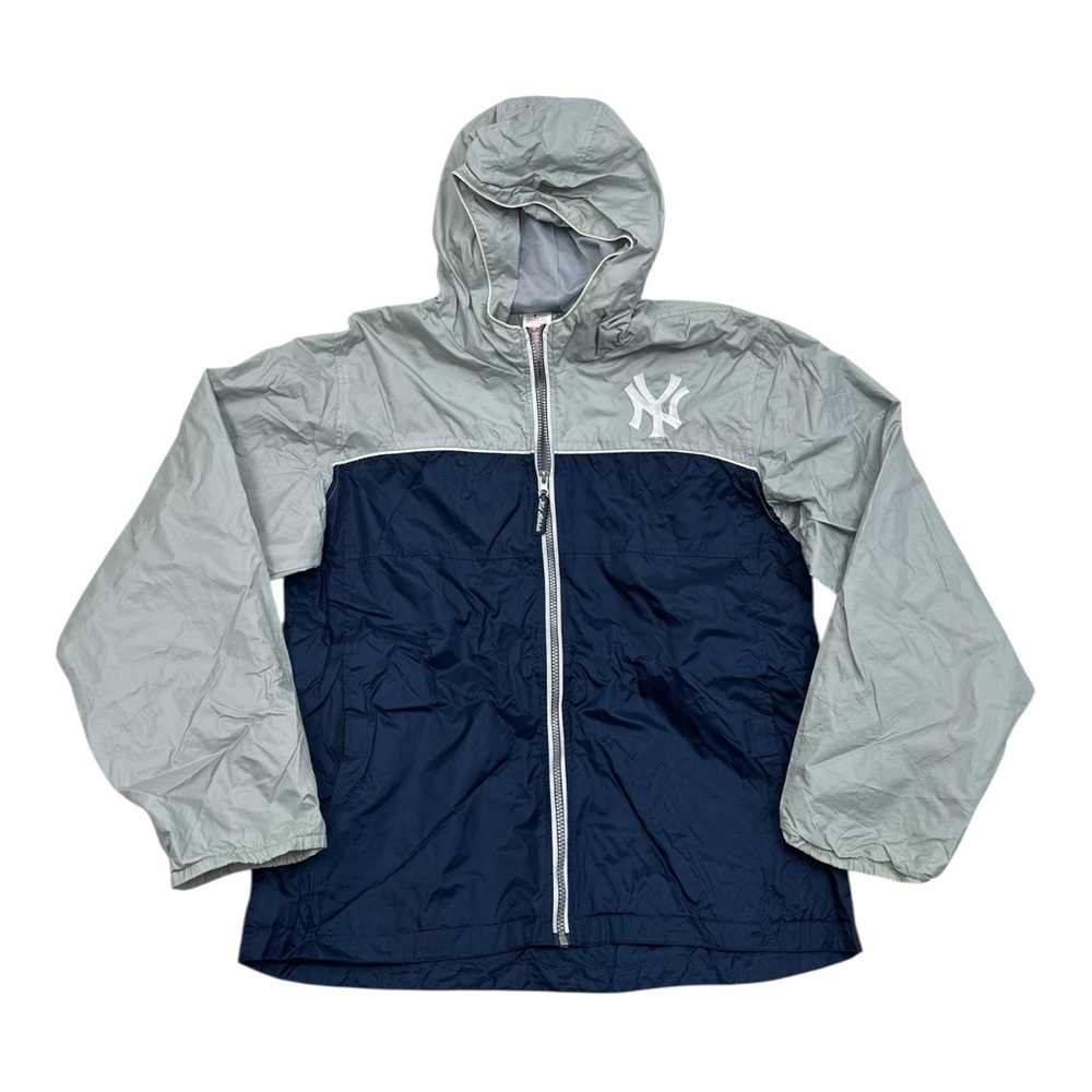MLB Genuine Merchandise Vintage Yankees Embroidered Windbreaker Boys Size 18/20